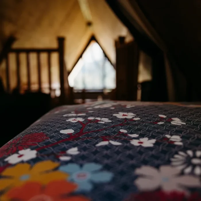 Inside the A Frame Accommodation